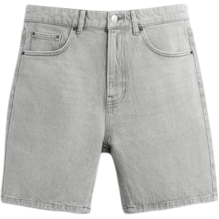 

Джинсовые шорты мужские серые Zara, серый