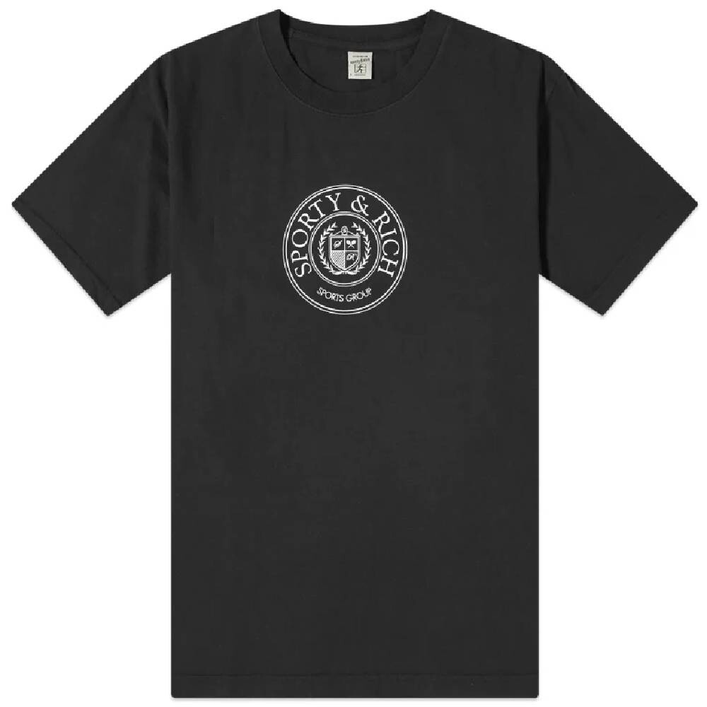 

Футболка Sporty & Rich Conneticut Crest, черный