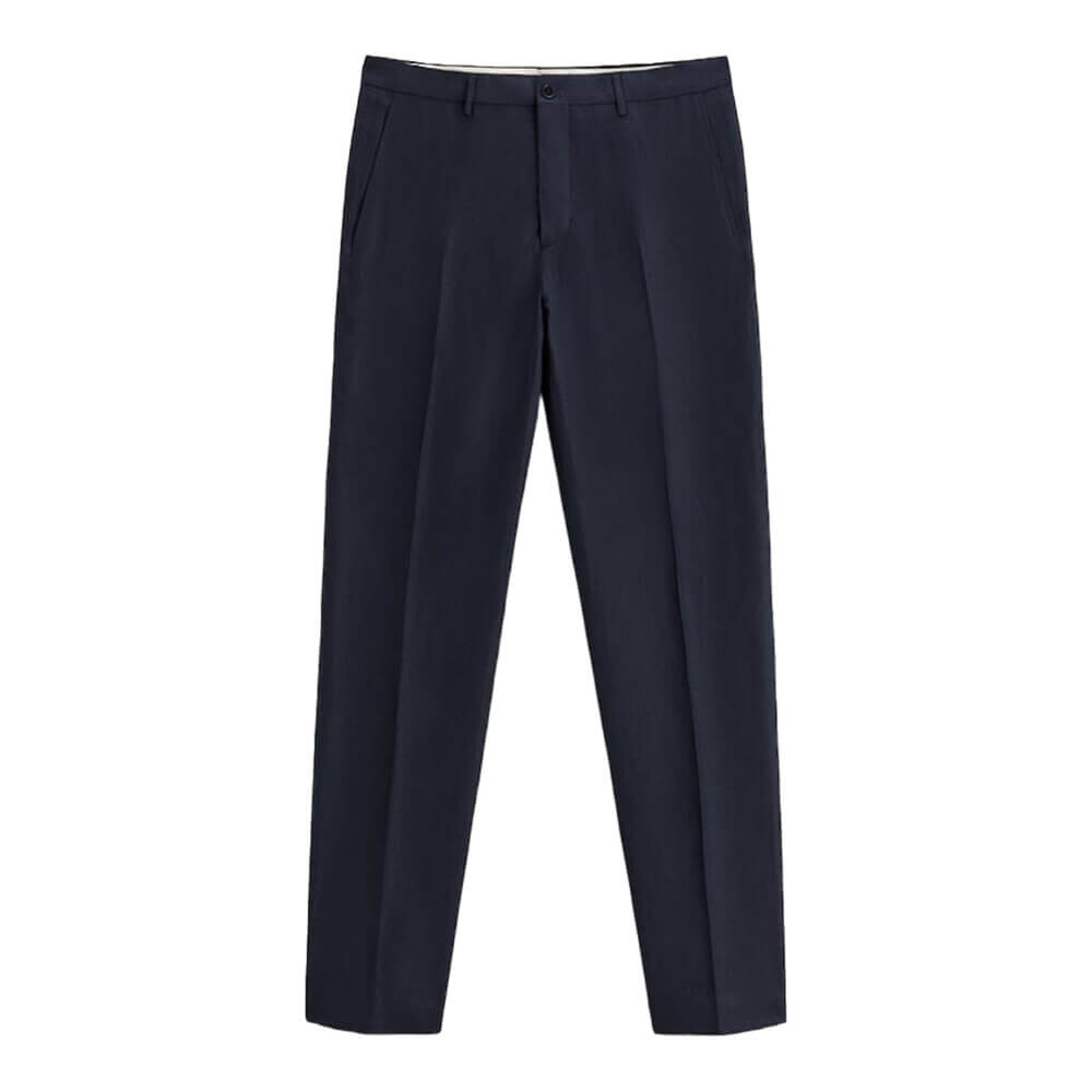 

Брюки Zara Linen Blend Suit, синий