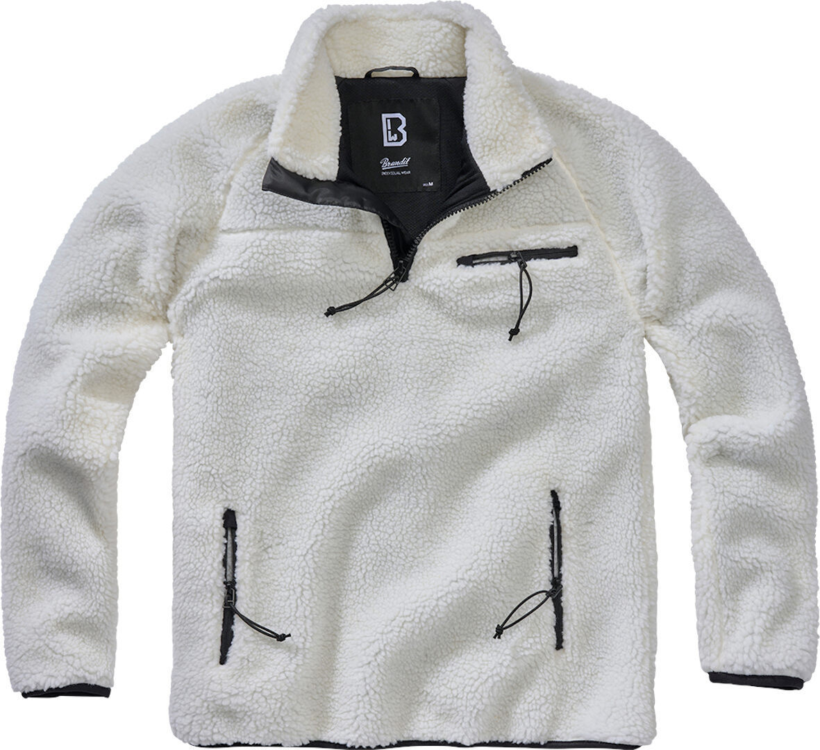 Пуловер Brandit Teddyfleece, белый пуловер размер единый белый