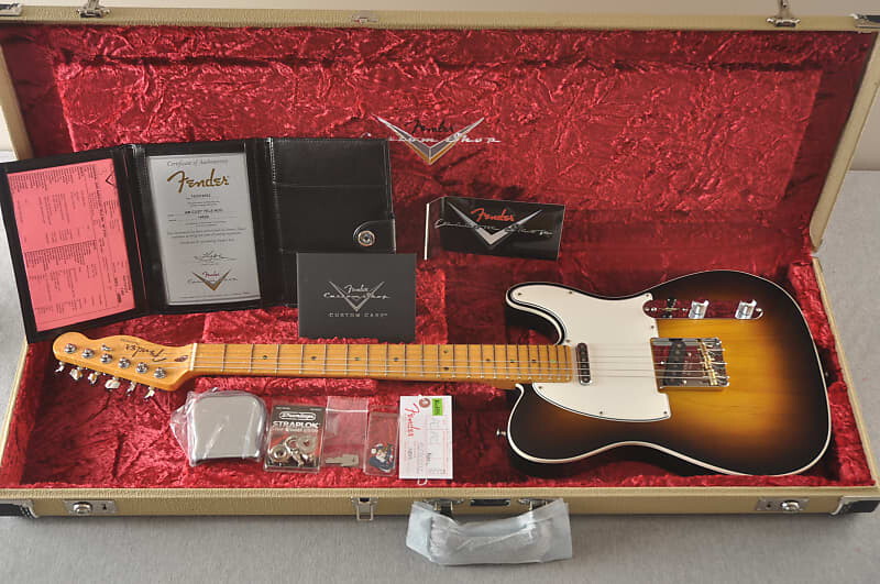 

Fender American Custom Telecaster, кленовый гриф, широкий переход 2TSB, NOS