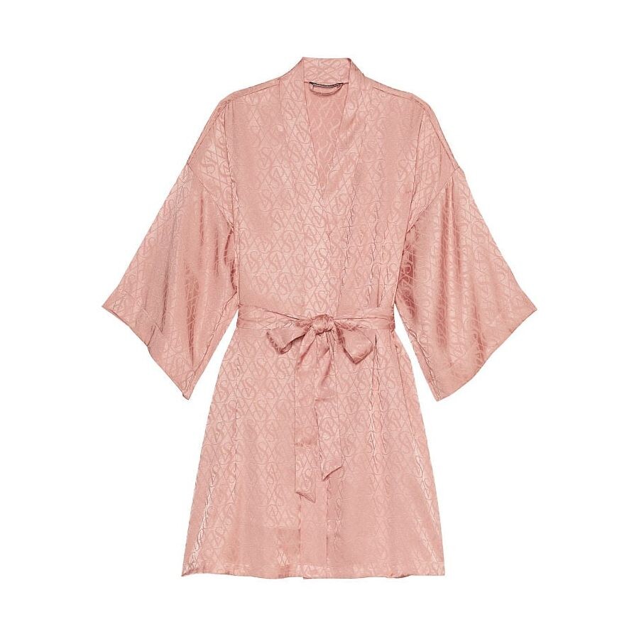 

Халат Victoria's Secret The Tour '23 Icon Satin, светло-розовый