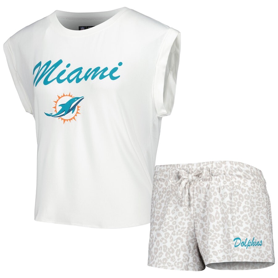 

Пижамный комплект Concepts Sport Miami Dolphins, белый