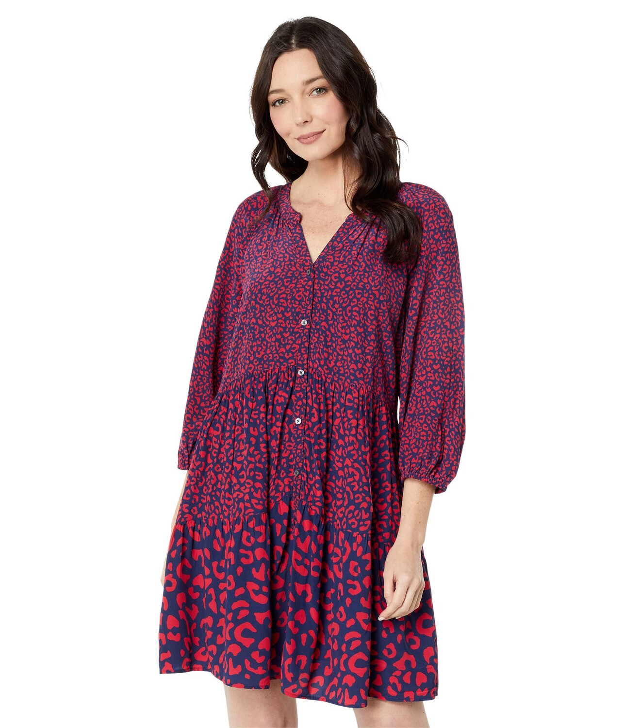 

Платье Vineyard Vines, Leopard Tiered Dress