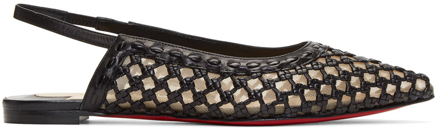 

Черные балетки Cage & Sling Christian Louboutin