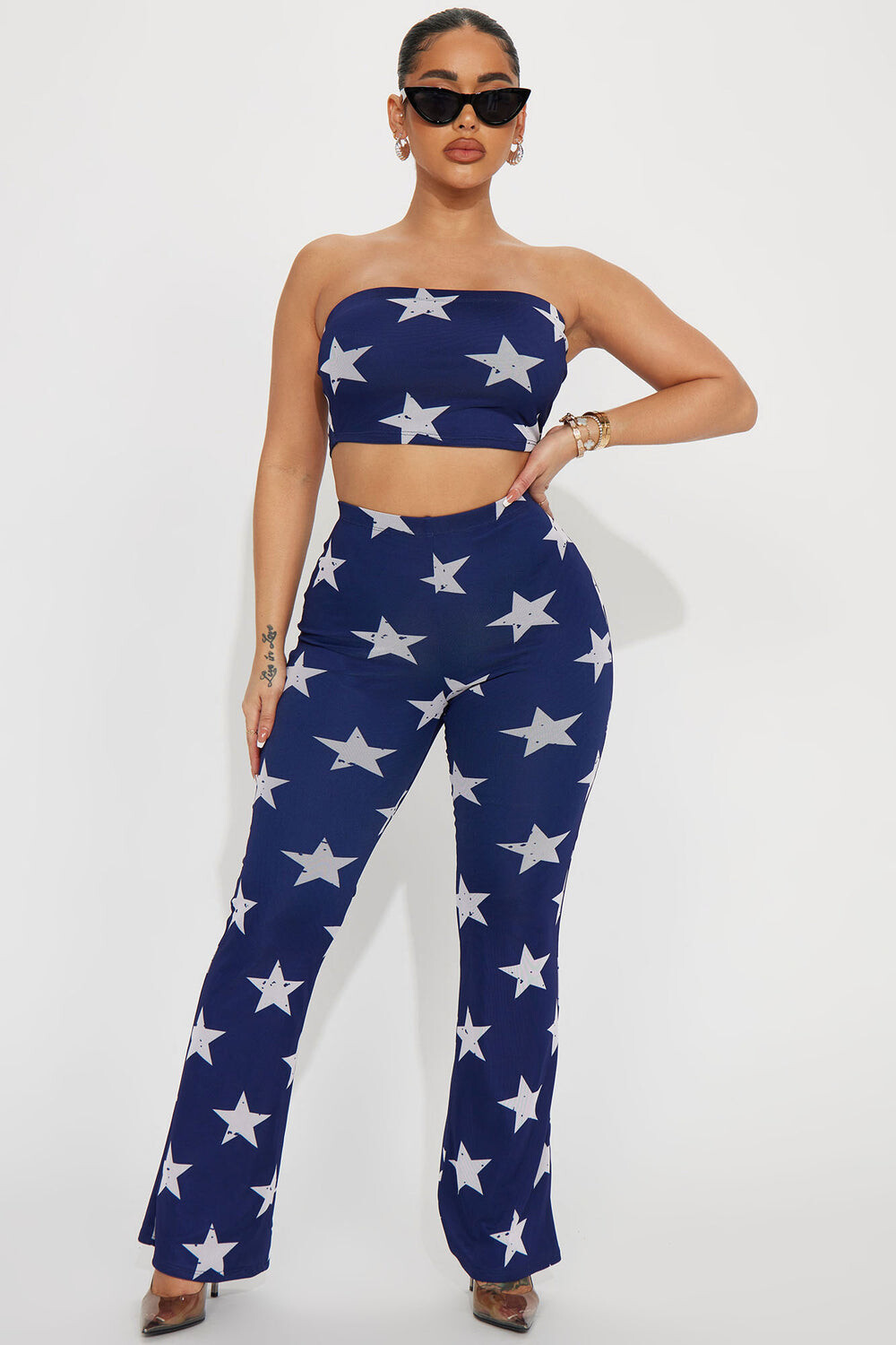 

Брюки Fashion Nova NAF1355, нави, Синий
