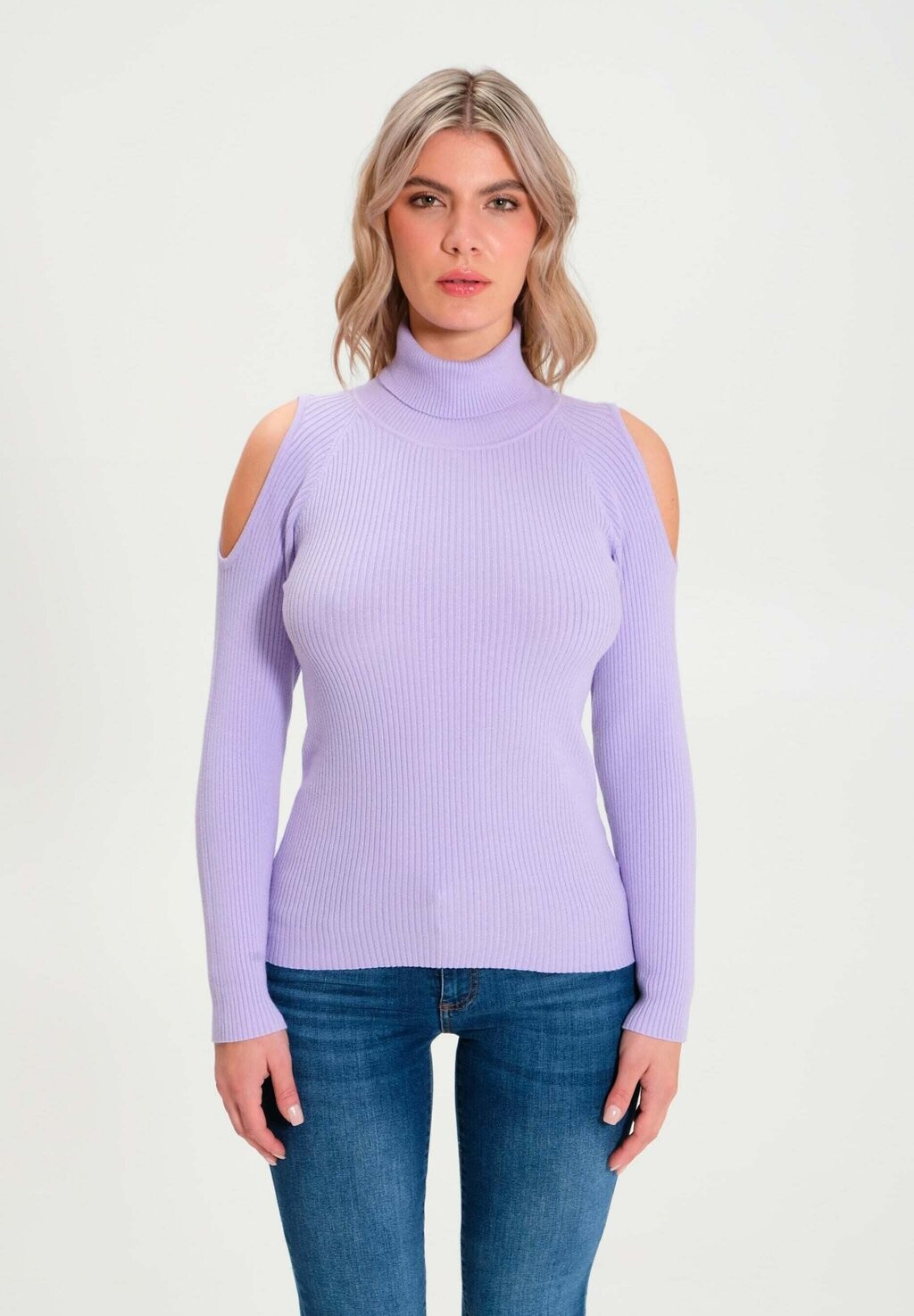 

Свитер Con Spalle Scoperte Rinascimento, цвет viola
