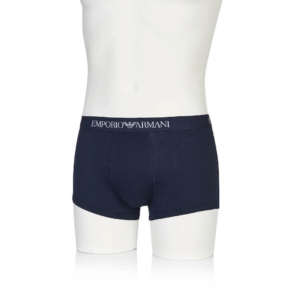 

Комплект трусов Emporio Armani Boxer, 3 предмета, белый/серый/синий