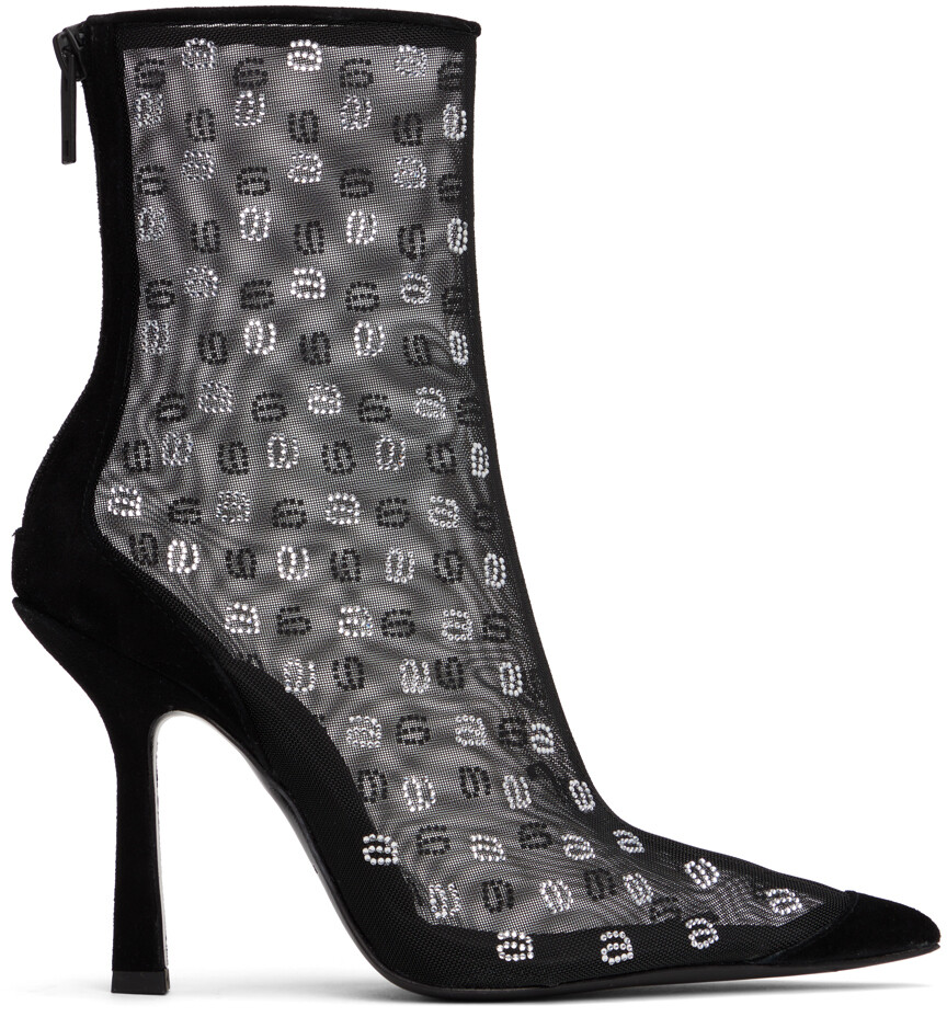 

Черные ботильоны Delphine 105 Alexander Wang, Черный