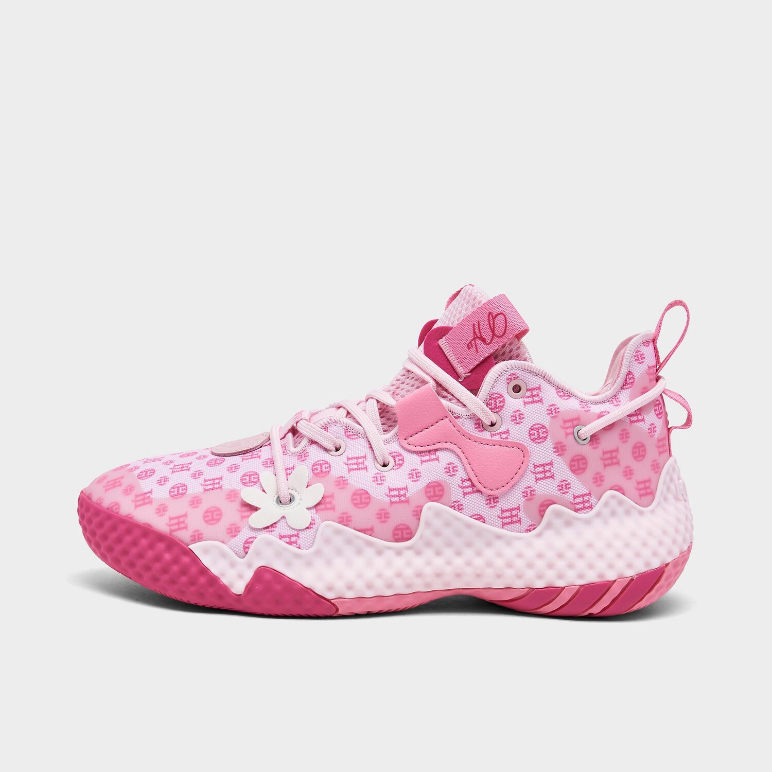 

Adidas Harden Vol. для больших детей. 6 Баскетбольная обувь, розовый