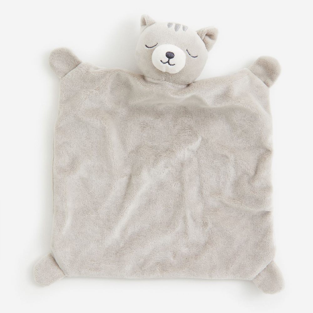 Мягкая игрушка Кошка H&M Home Supersoft Comfort, светло-серый