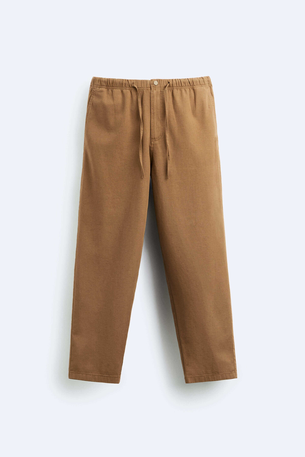 

Брюки Zara Cotton-Linen, светло-коричневый