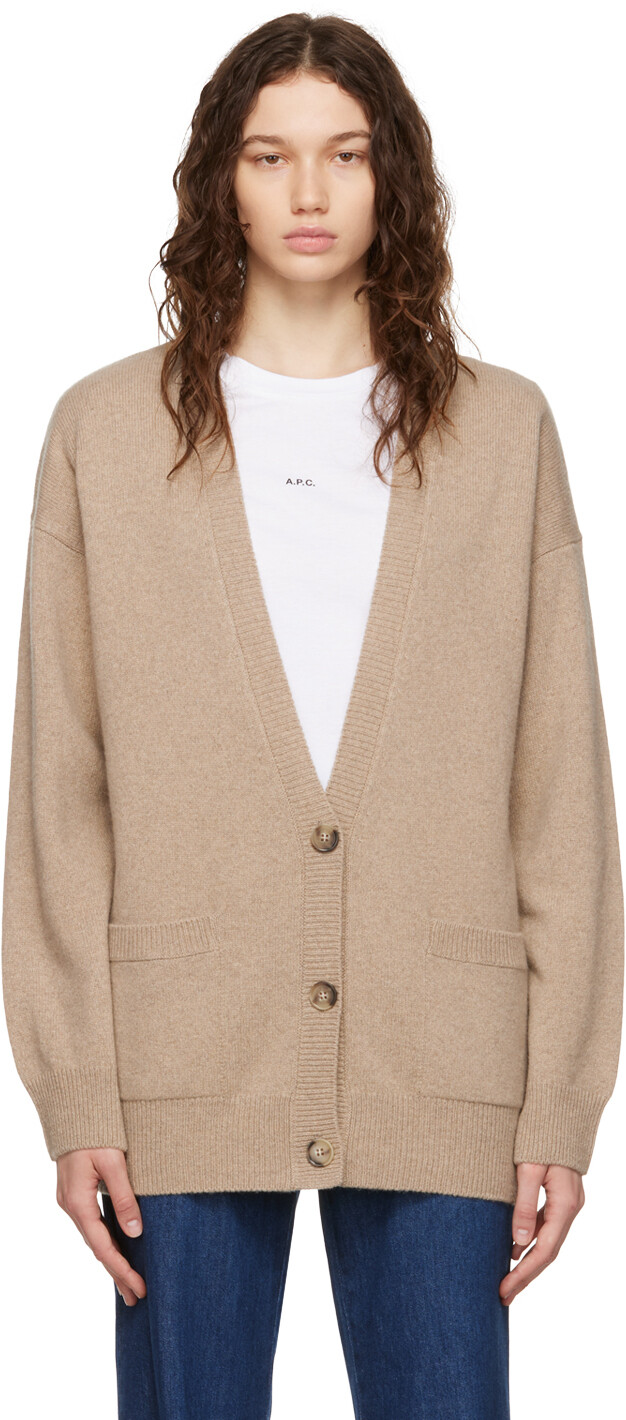 

Бежевый кардиган Jane Birkin Edition A.P.C.