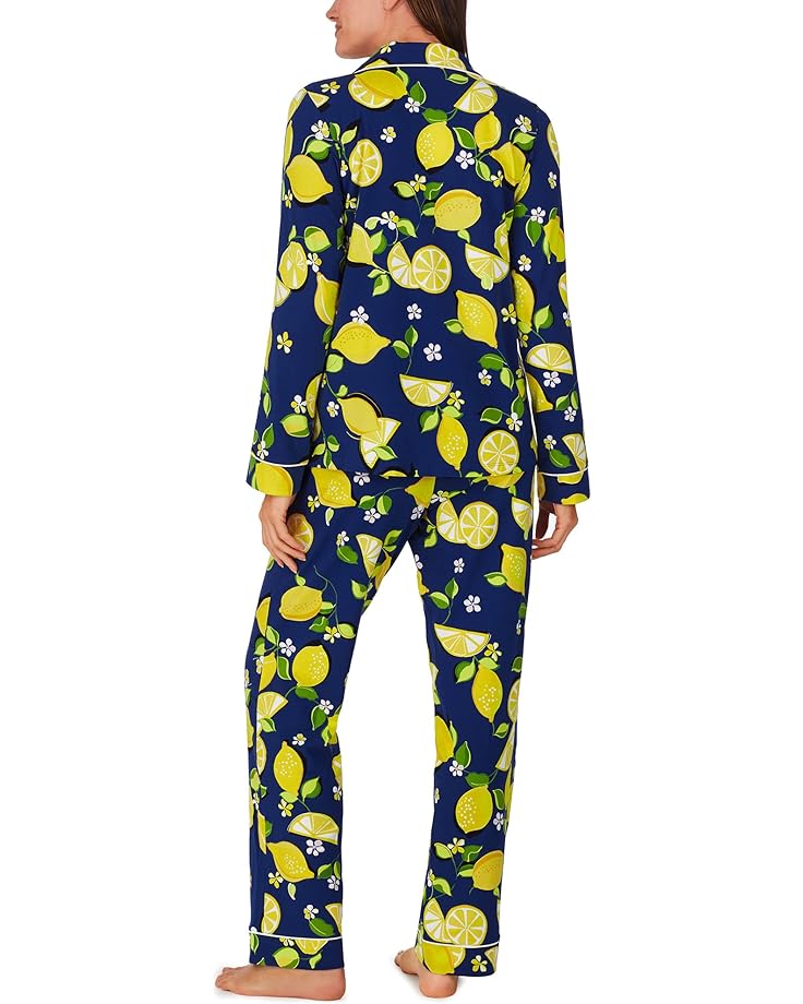 Пижамный комплект Bedhead PJs Trina Turk x Bedhead Long Sleeve Classic PJ Set, цвет Lemons
