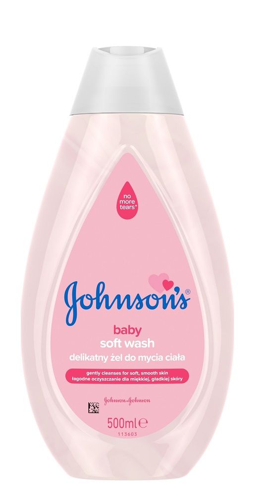 Johnsons Baby Soft Wash гель для стирки детей, 500 ml