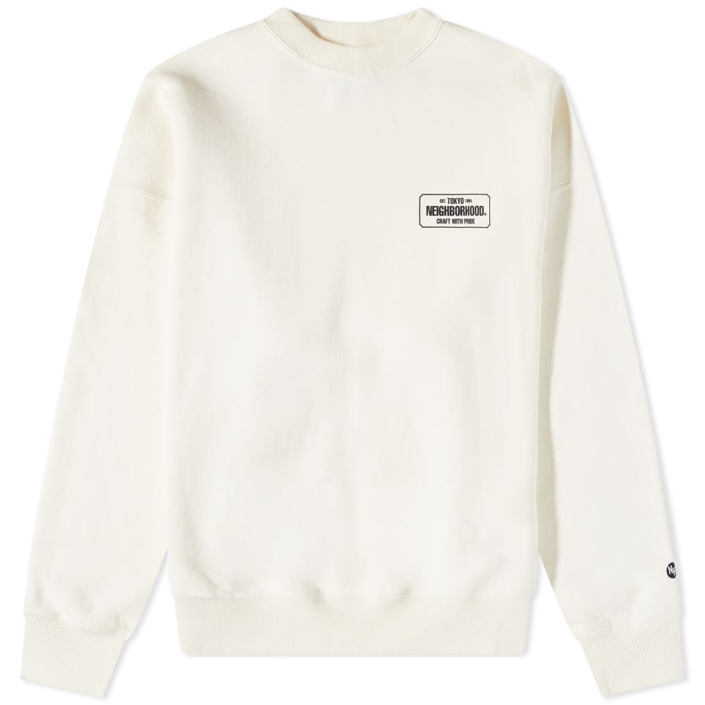 

Толстовка Neighborhood Classic Bar Logo Crew Sweat, Серый