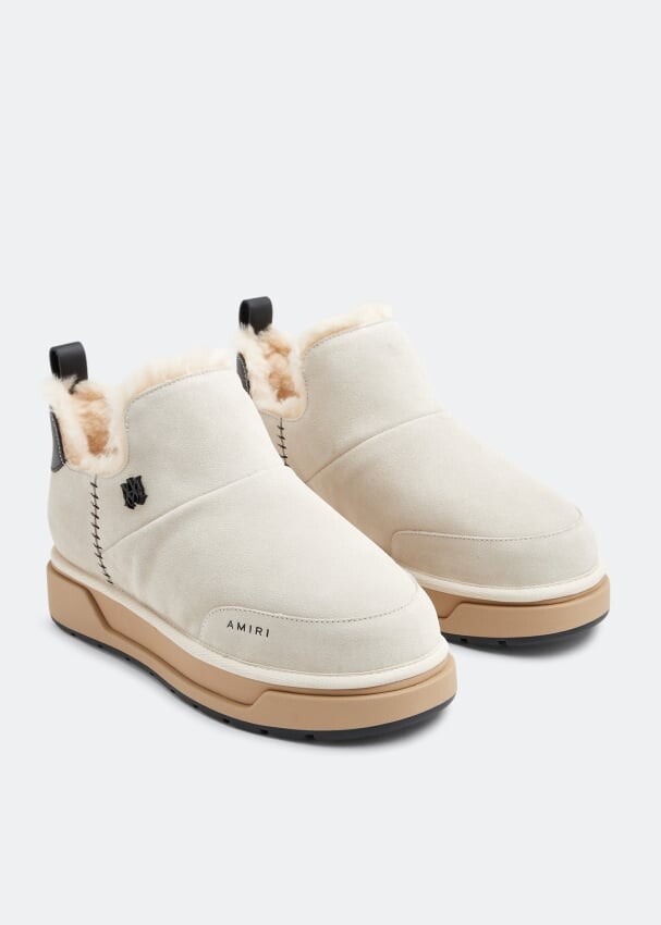 Ботинки AMIRI Malibu boots, белый – купить с доставкой из-за рубежа черезплатформу «CDEK.Shopping»