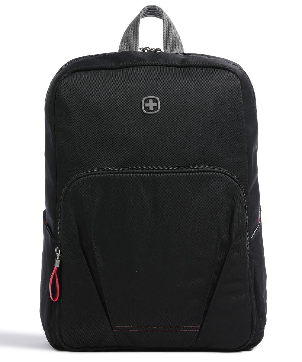 Рюкзак Motion 15 дюймов из переработанного полиэстера Wenger, черный рюкзак для ноутбука modern reload 14″ из переработанного полиэстера wenger черный