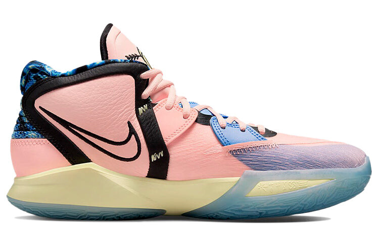 

Кроссовки Nike Kyrie Infinity, розовый / черный / желто-синий