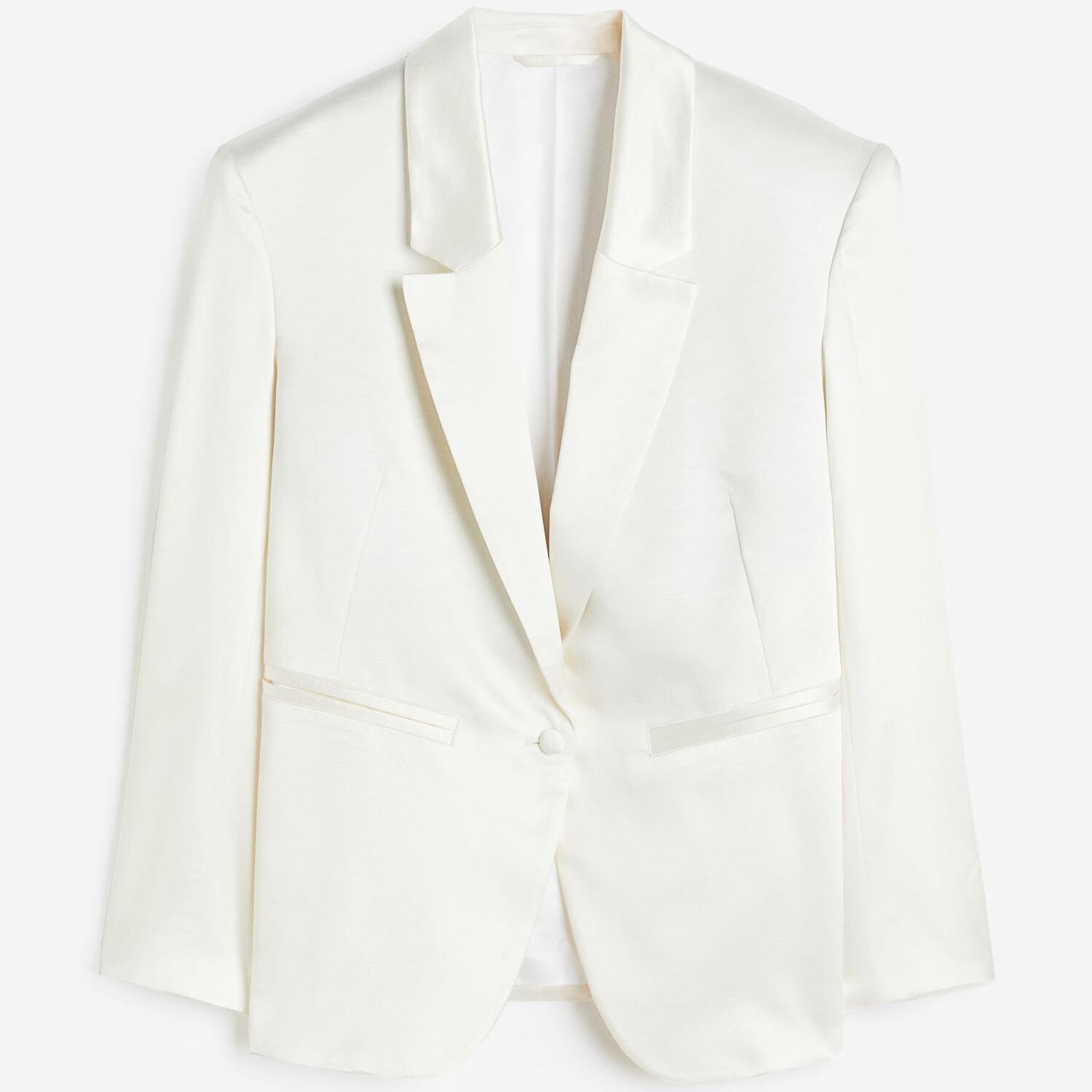 

Пиджак H&M Single-breasted, кремовый