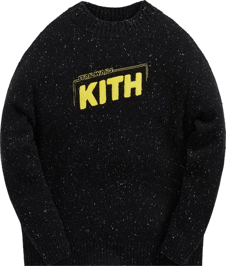 

Свитер Kith For Star Wars Galaxy Crewneck Sweater 'Black', черный