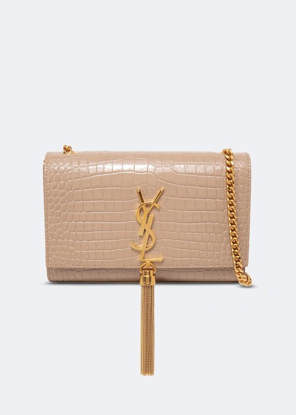 

Сумка кросс-боди SAINT LAURENT Kate small bag, бежевый