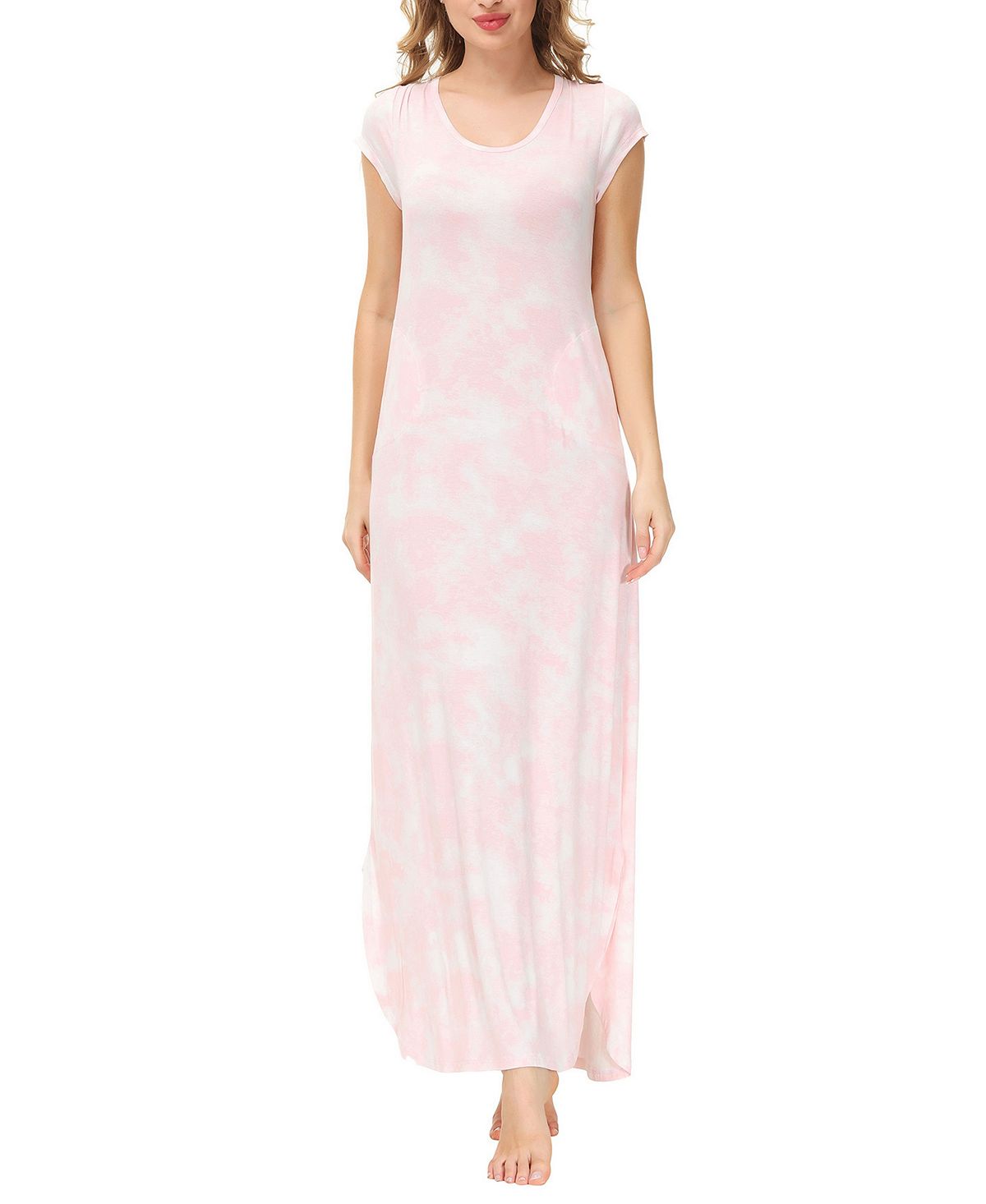 Женское платье-рубашка с карманами в боковых швах INK+IVY, мульти цена и фото