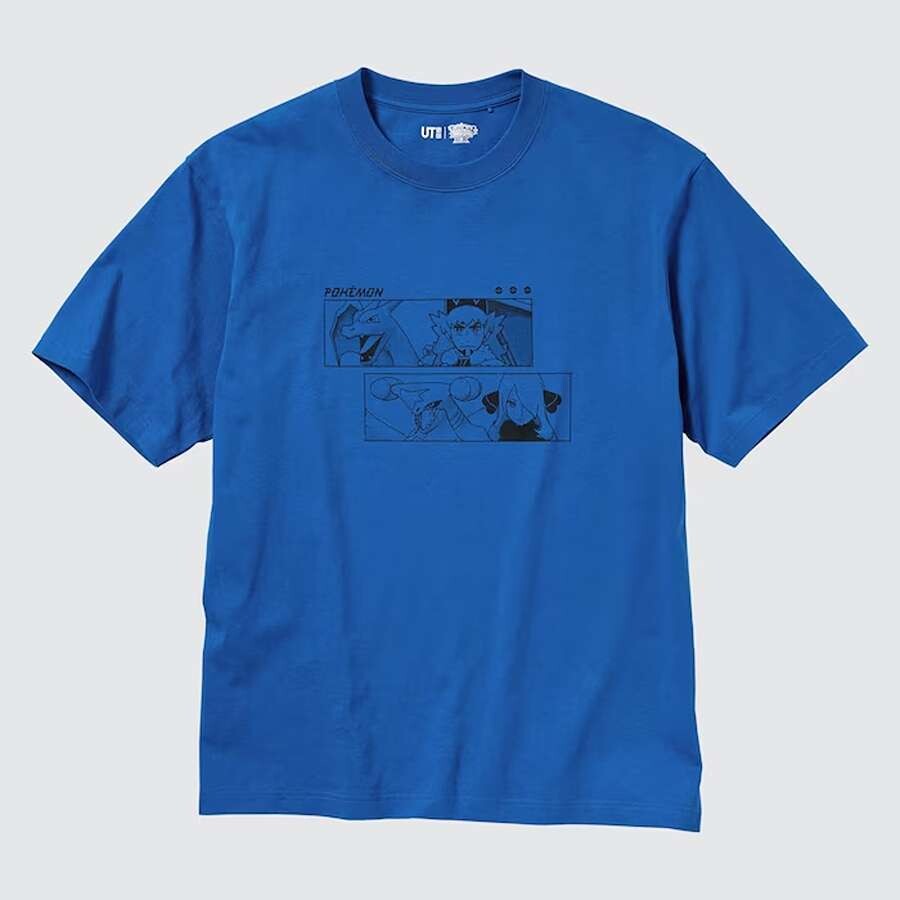 

Футболка Uniqlo UT Pokemon Master EX, синий