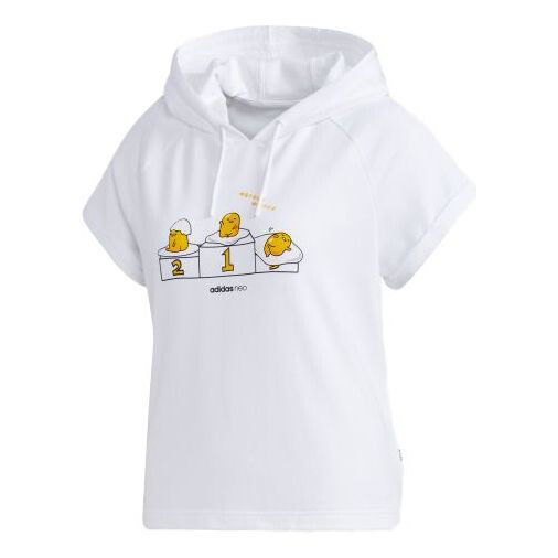 

Толстовка Adidas neo x Gudetama Hooded Tee White, Белый