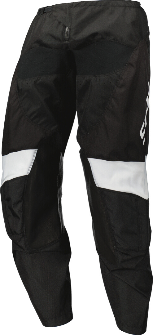 Мотоциклетные брюки Scott 350 Evo Swap с логотипом, черный/белый
