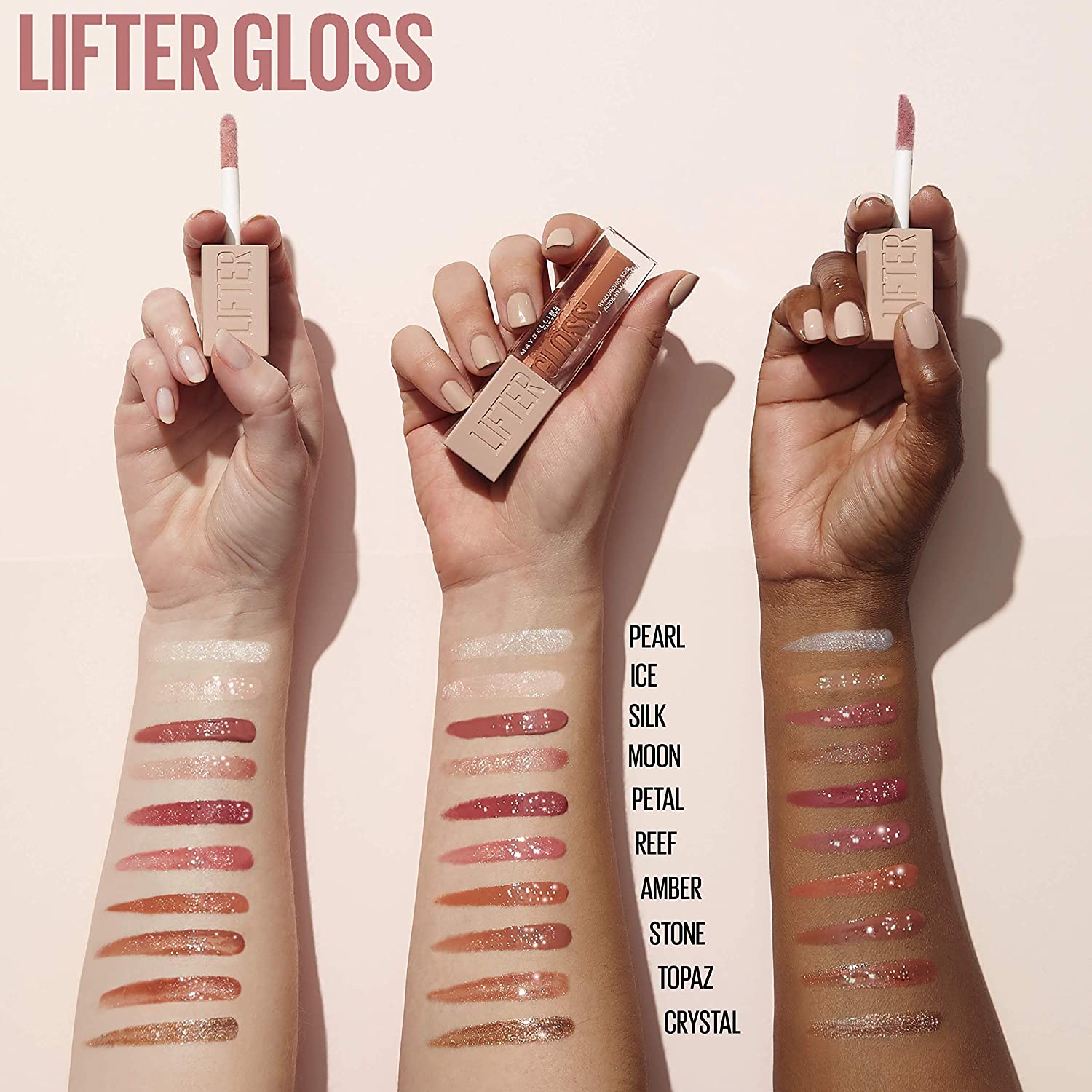 Maybelline Блеск для губ Lifter Gloss 004 Шелк 5,4 мл – заказать по  доступной цене из-за рубежа в «CDEK.Shopping»