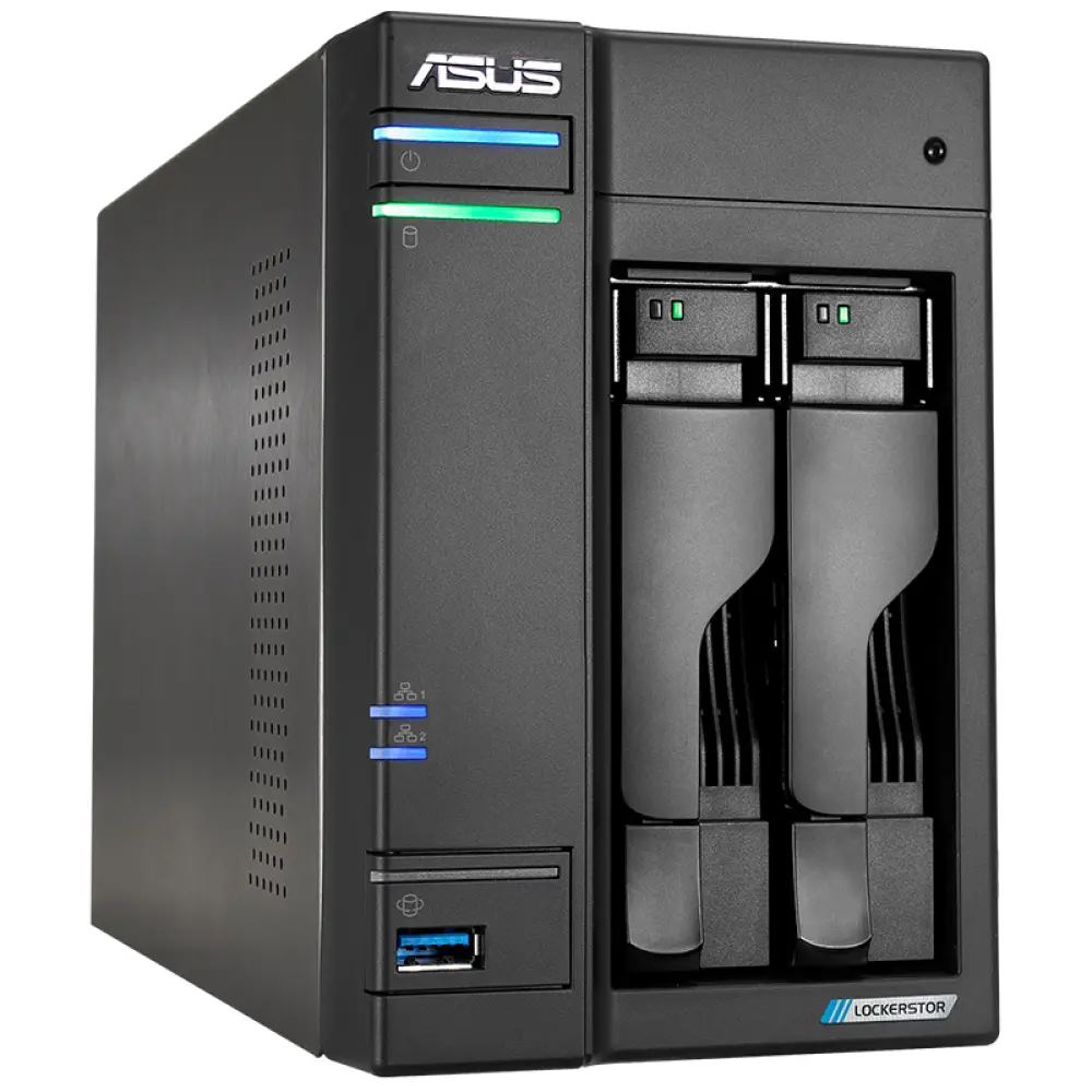 

Сетевое хранилище ASUS AS6602T 2-дисковое, черный