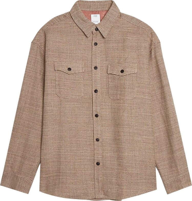 

Лонгслив Visvim Lumber Long-Sleeve 'Tweed Brown', коричневый