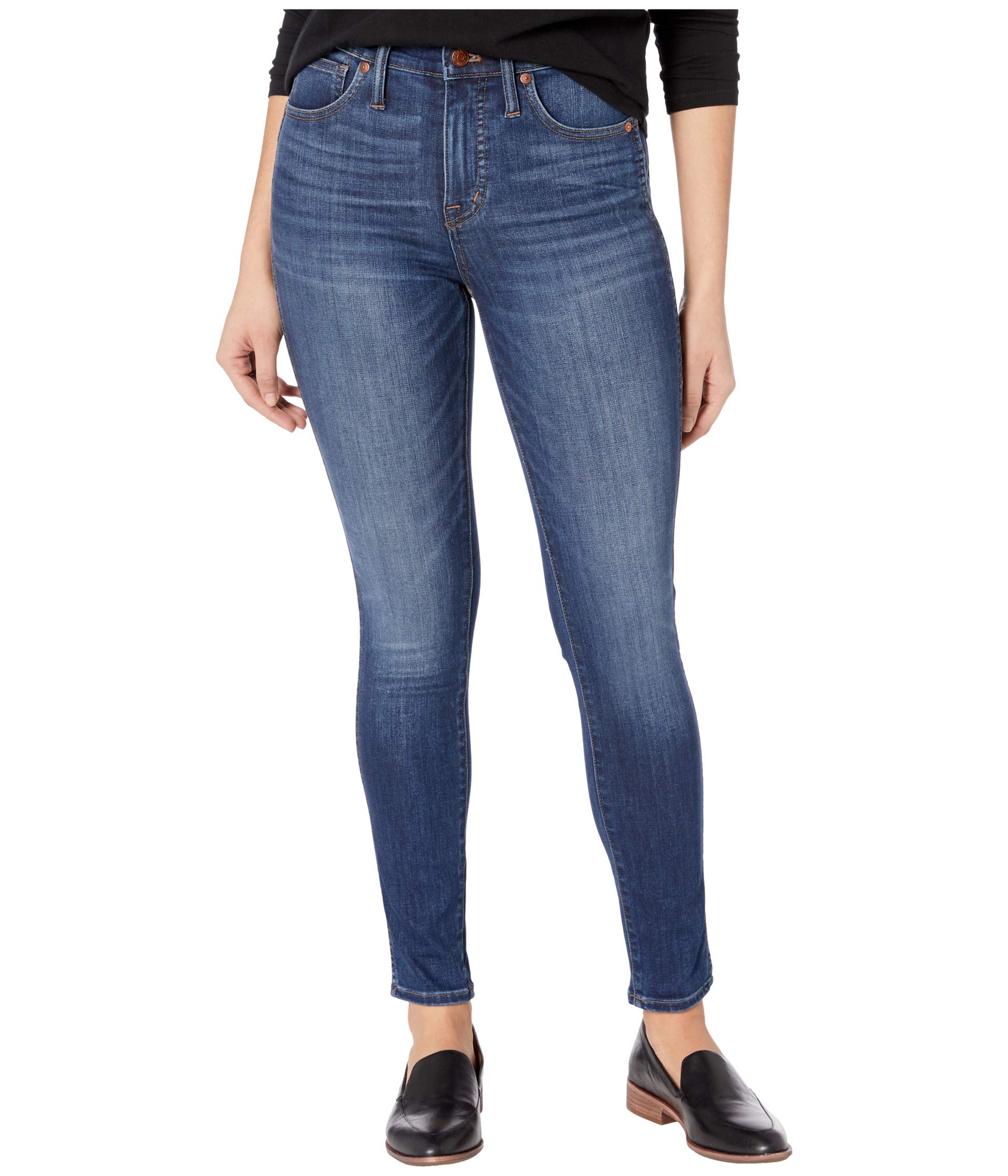 Джинсы Madewell, 10 High-Rise Skinny Jeans in Danny Wash: TENCEL Denim Edition