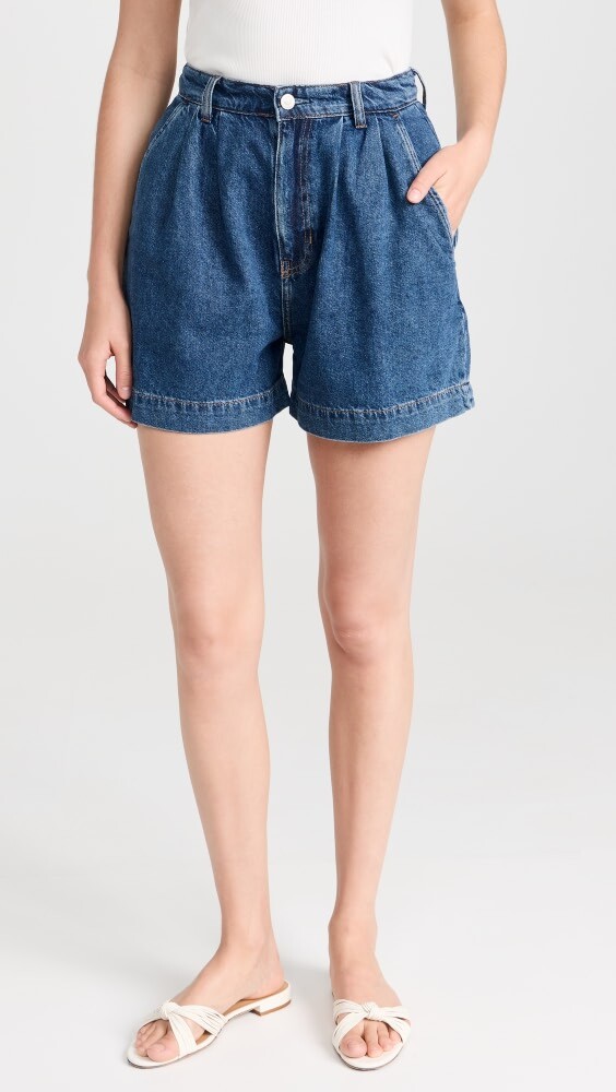 

Шорты Reformation Francis High Rise Pleated