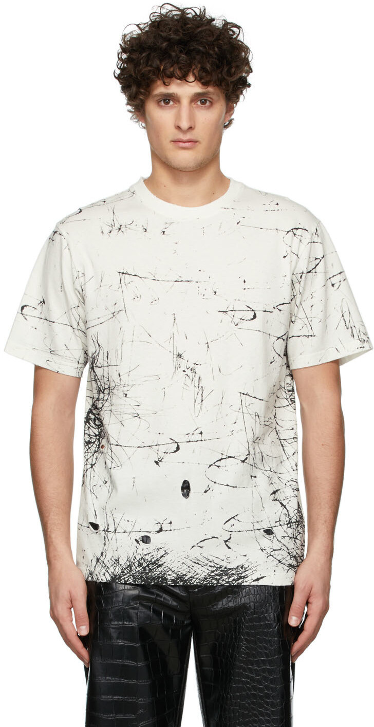 

Футболка Off-White Strokes Han Kjobenhavn