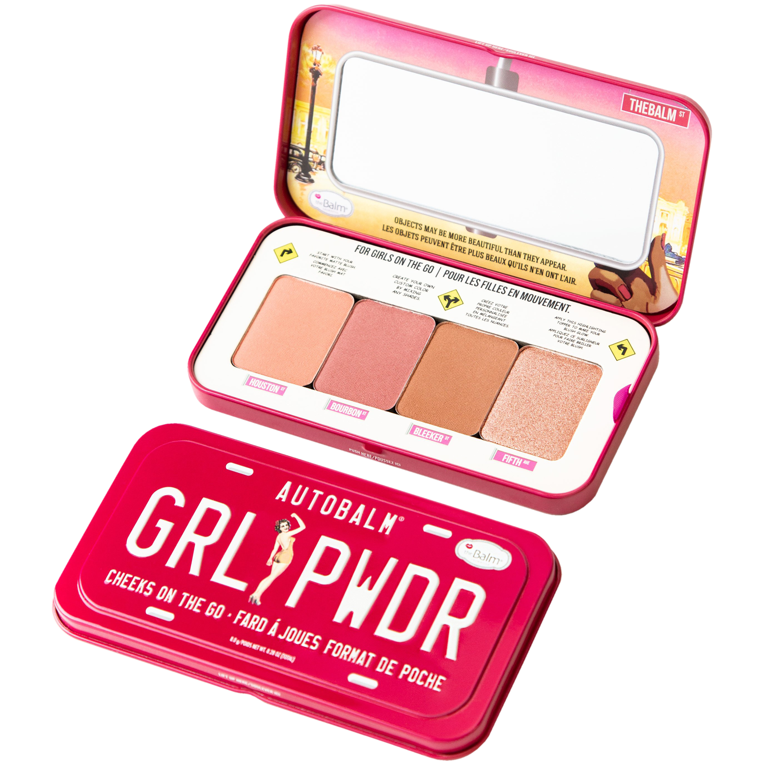 The Balm Autobal GRLPWDR палетка для макияжа лица, 8 г