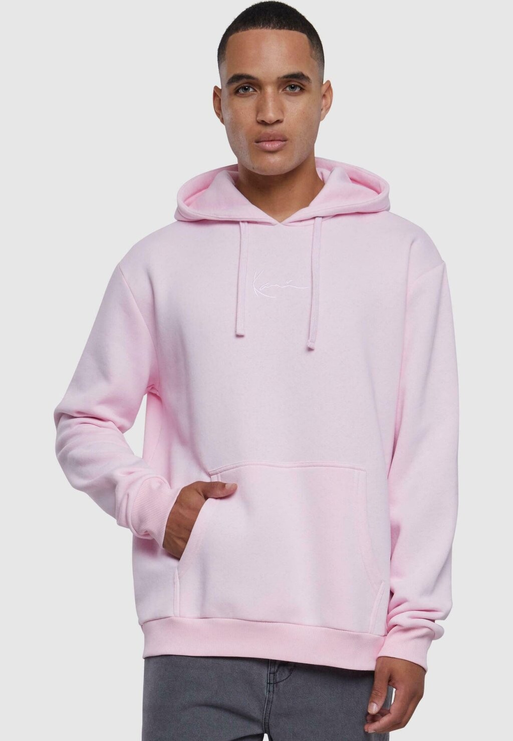 

Худи SMALL SIGNATURE ESSENTIAL Karl Kani, светло-розовый