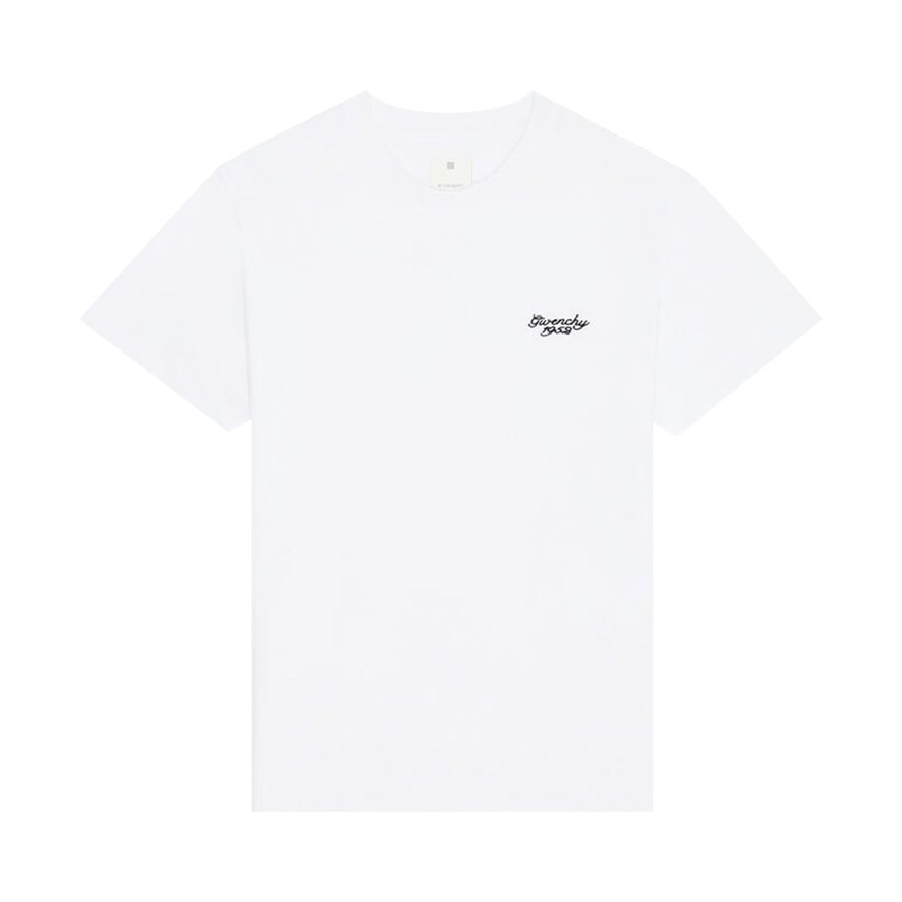 Футболка Givenchy Slim Fit, белый кепка с вышивкой givenchy черный