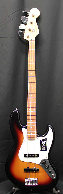 Fender Player Jazz Bass Pau Ferro Fingerboard 3 Color Sunburst Electric Bass Guitar