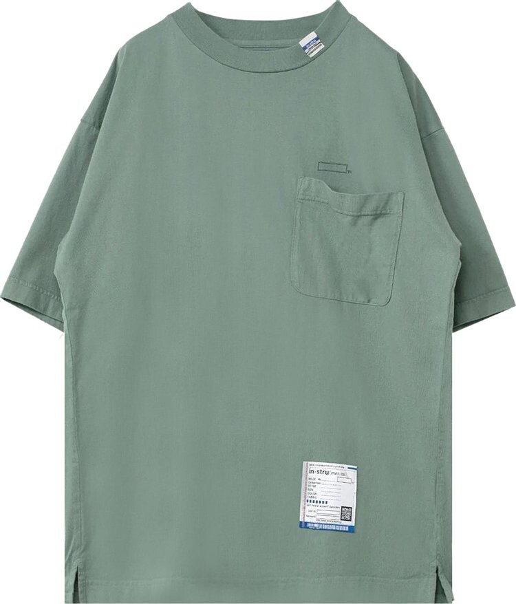 

Футболка Maison Mihara Yasuhiro Embroidered Tee 'Green', зеленый