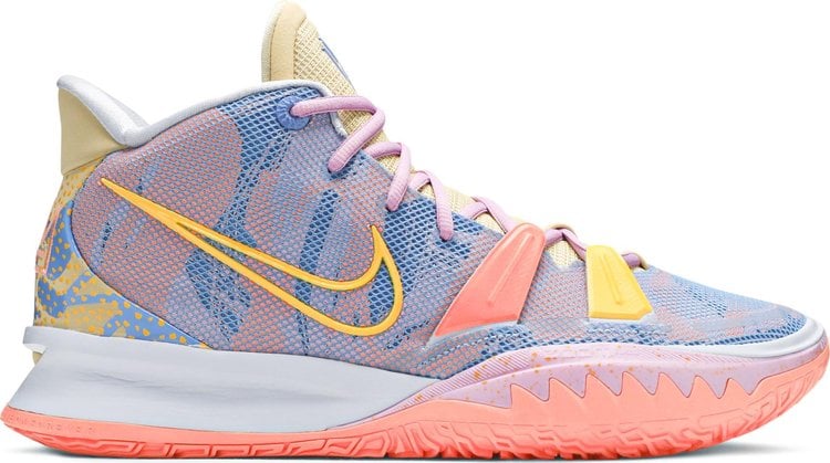 Кроссовки Nike Kyrie 7 Preheat 'Expressions', синий - фото