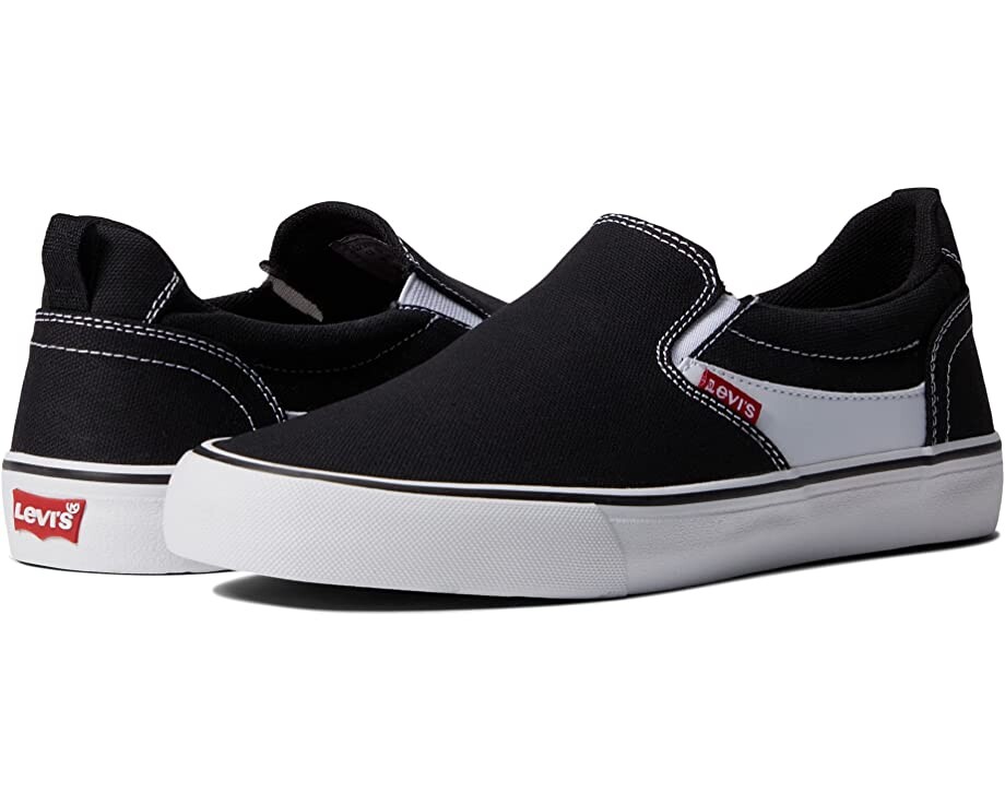 

Кроссовки Naya Slip-On Court Canvas Levi's Shoes, белый