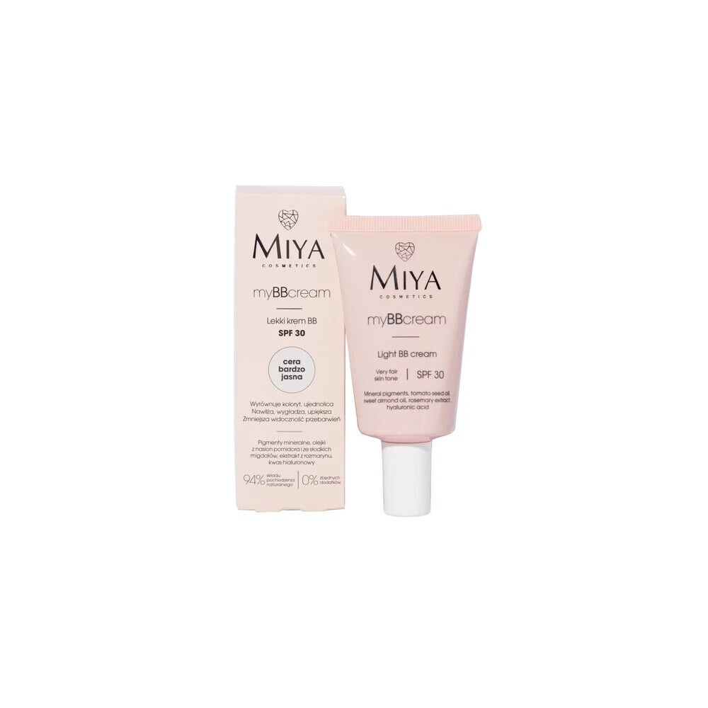 

Miya Cosmetics My BB Cream SPF30 светлый тонирующий крем для очень светлой кожи 40мл