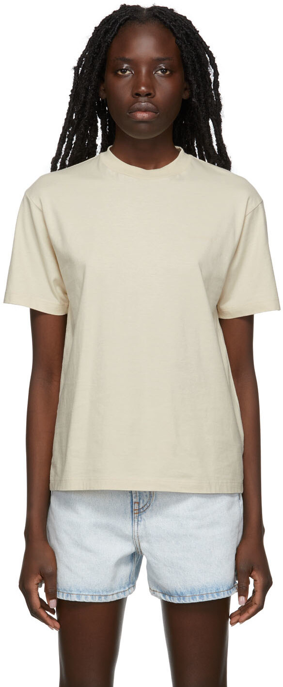 

Бежевая футболка Diag Off-White