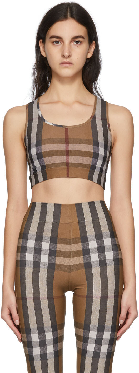 

Коричневый бюстгальтер Immy Burberry