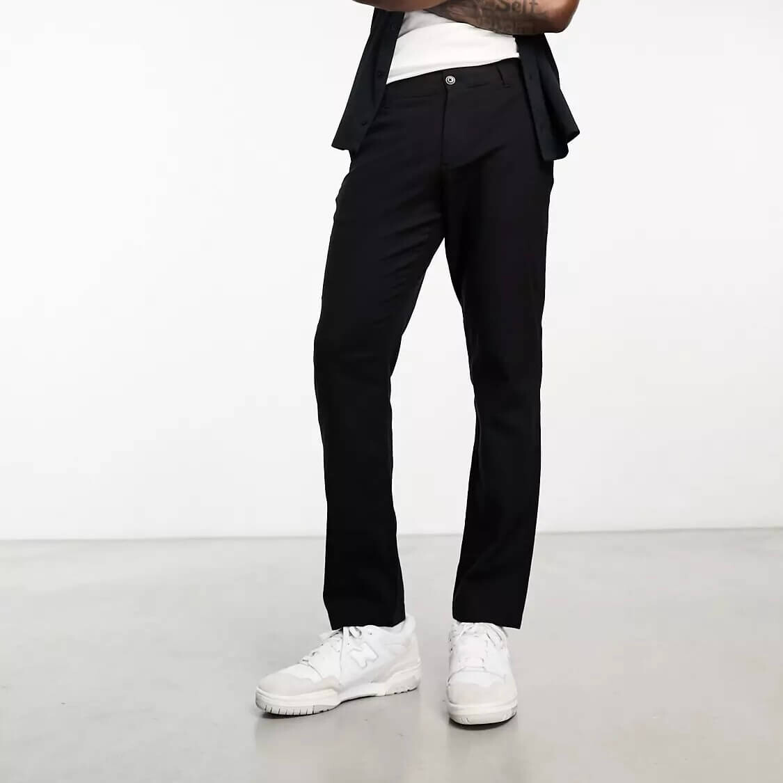 

Брюки Jack & Jones Intelligence Linen Mix, черный