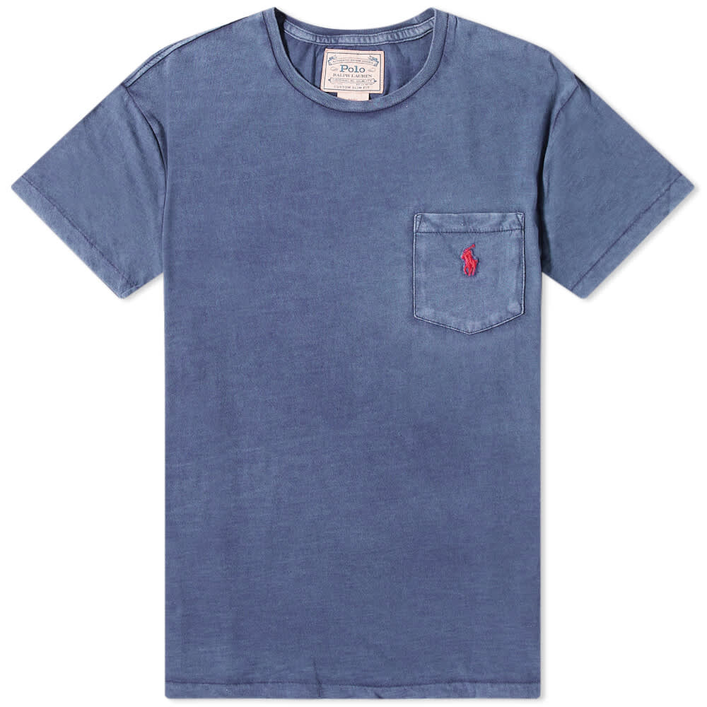 

Футболка Polo Ralph Lauren Washed Pocket Tee, Серый