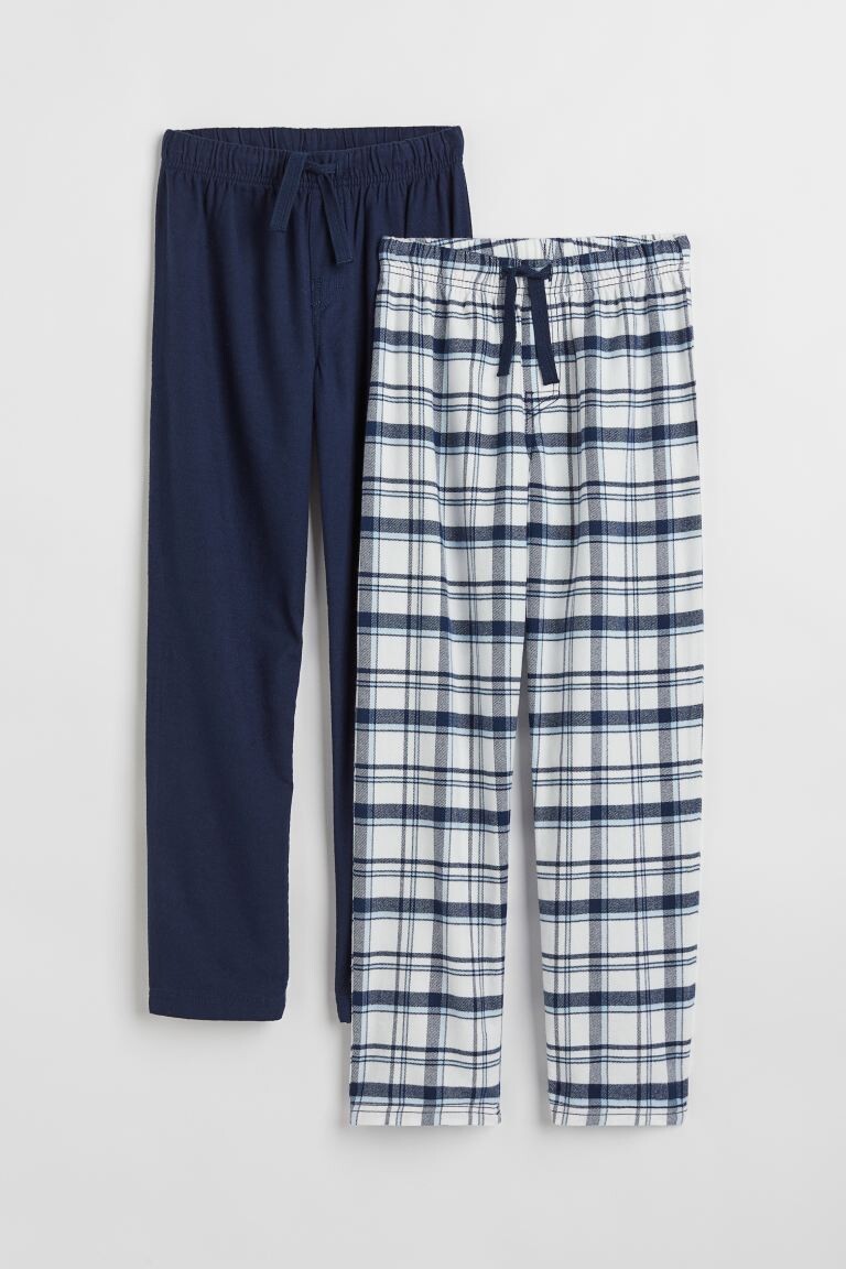 

2 шт. пижамных штанов из хлопковой фланели H&M