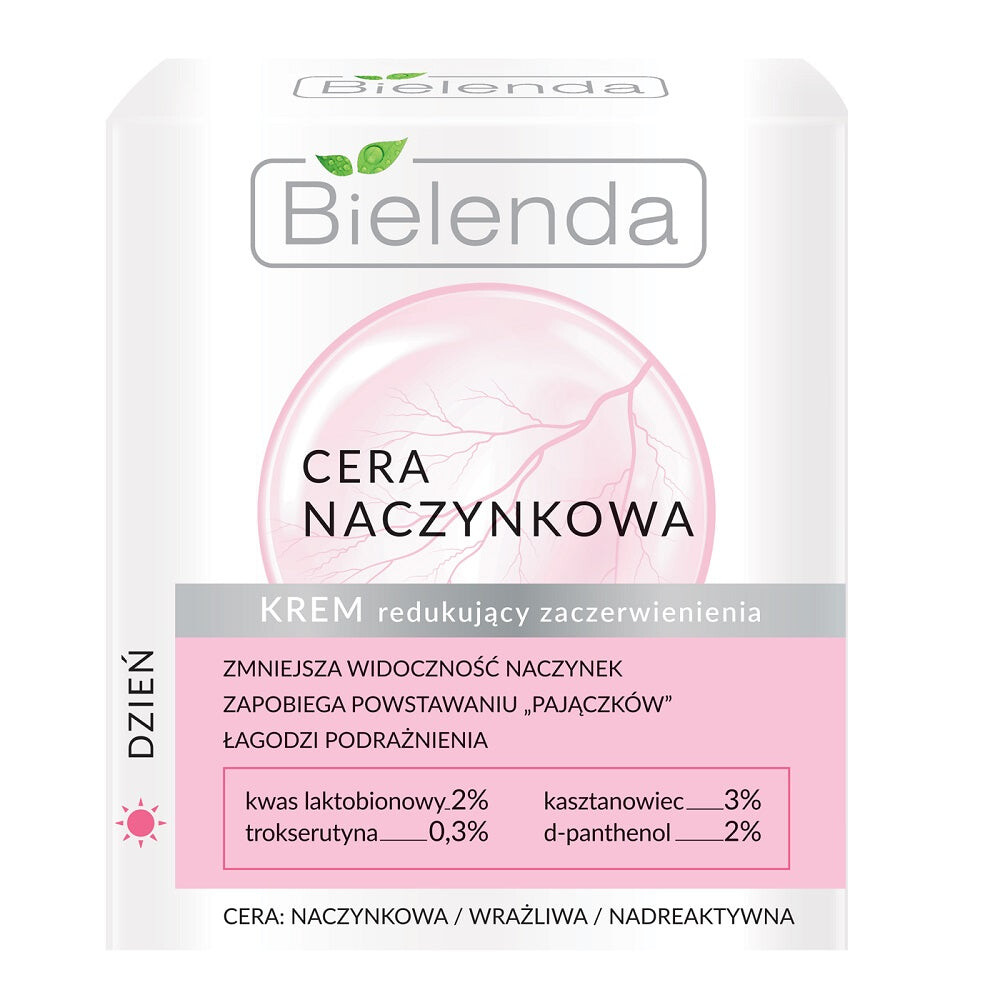 

Bielenda Крем дневной для куперозной кожи, уменьшающий покраснения 50мл